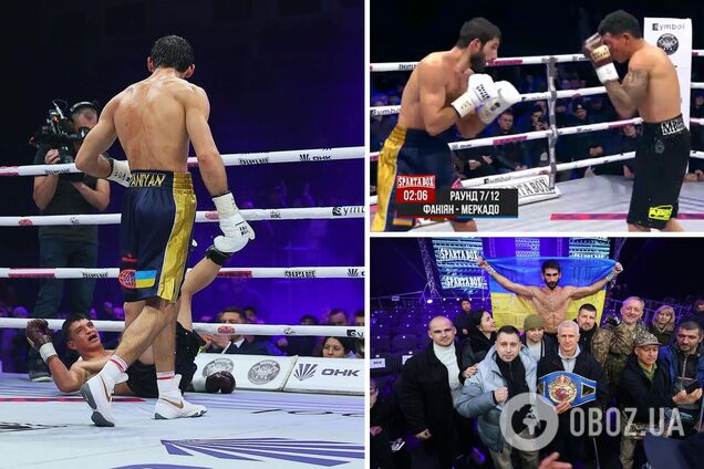 Украинский боксер нокаутом завоевал титул чемпиона мира. Видео