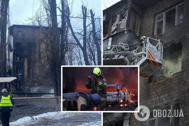 Последствия ракетной атаки на столицу