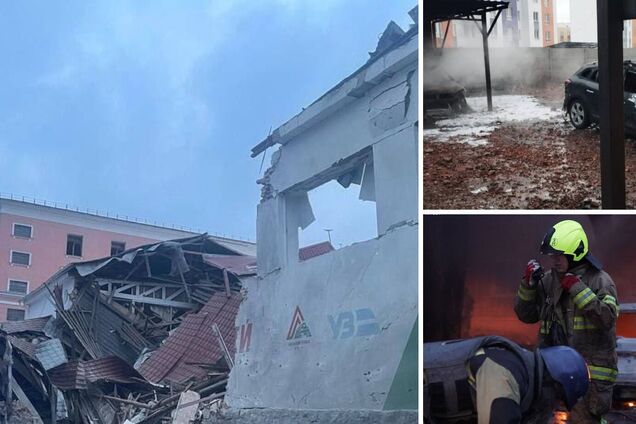 В Киеве прогремели взрывы, в результате атаки врага горели квартиры и авто: есть много пострадавших. Фото