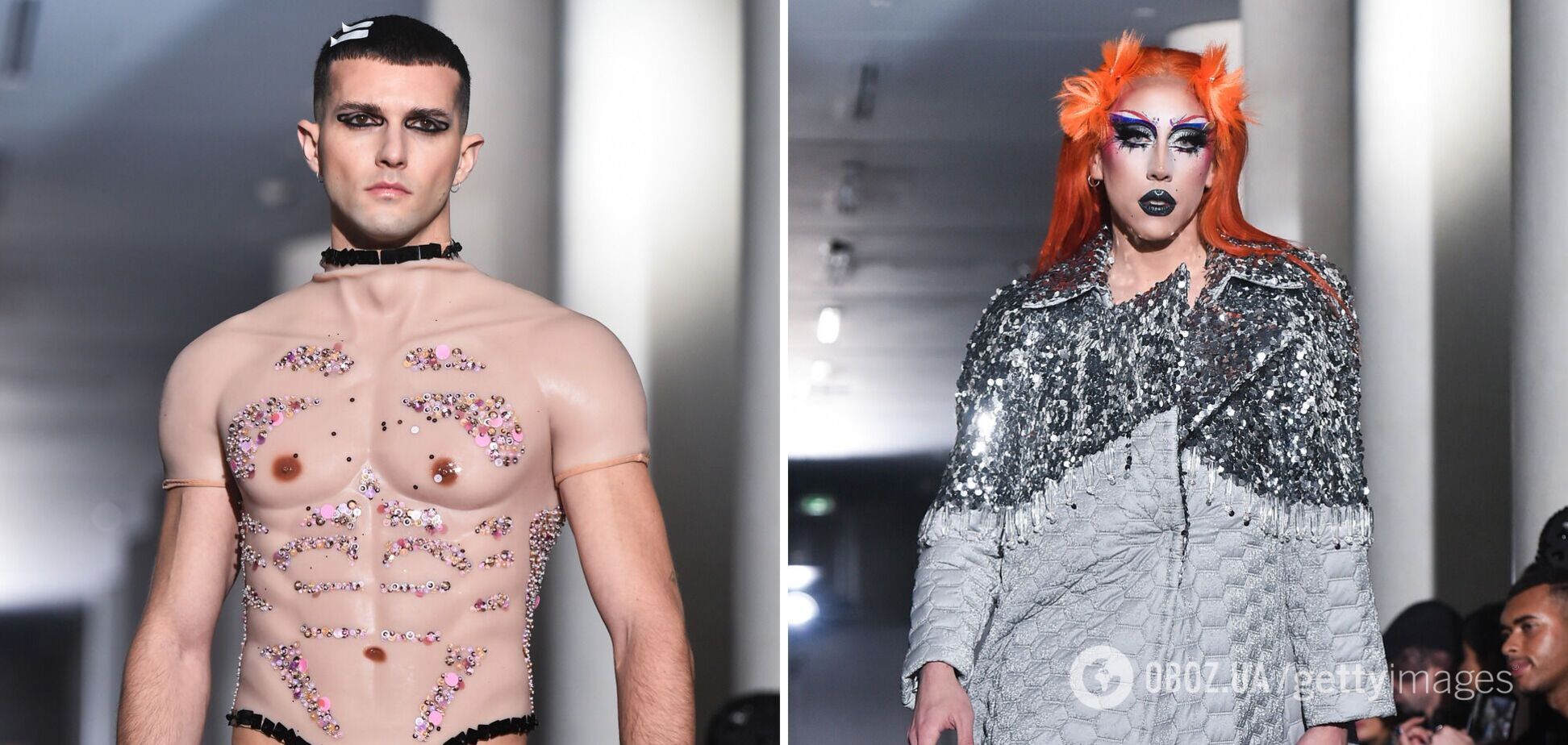 Штучні груди, чоловіки з макіяжем та 'оголені тіла': як пройшов епатажний показ On Aura Tout Vu на Тижні моди в Парижі