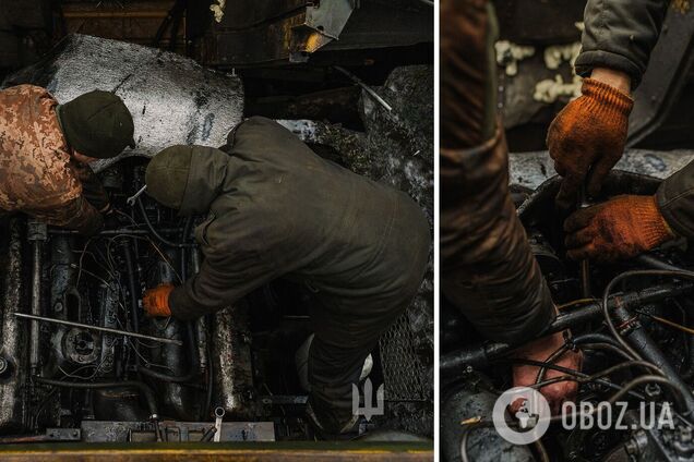 Повертають у стрій залізних побратимів: у Генштабі показали роботу ремонтників 109-ї бригади ТрО. Фото