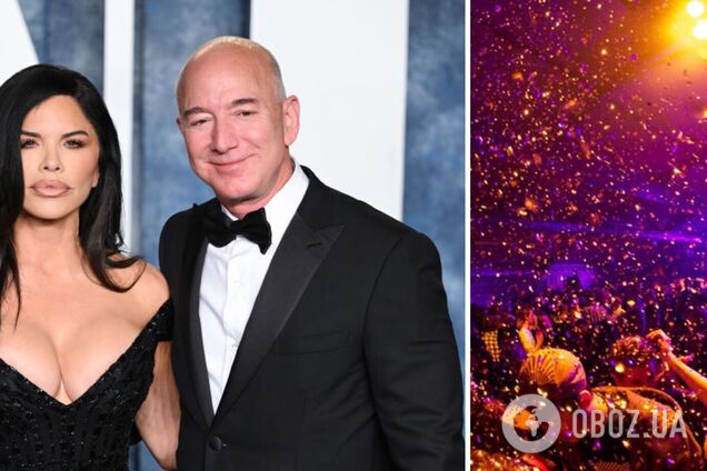 Невеста Безоса в платье с кристаллами и сумкой за $5 тысяч устроила гламурную вечеринку к 60-летию миллиардера. Фото звездных гостей
