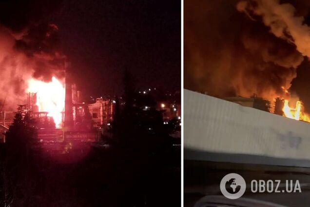 В российском Туапсе раздались взрывы: горел нефтеперерабатывающий завод. Фото и видео