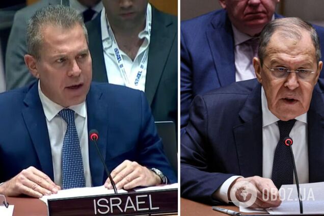 'Росія вбиває мирних українців іранськими дронами': постпред Ізраїлю поставив Лаврова на місце в ООН