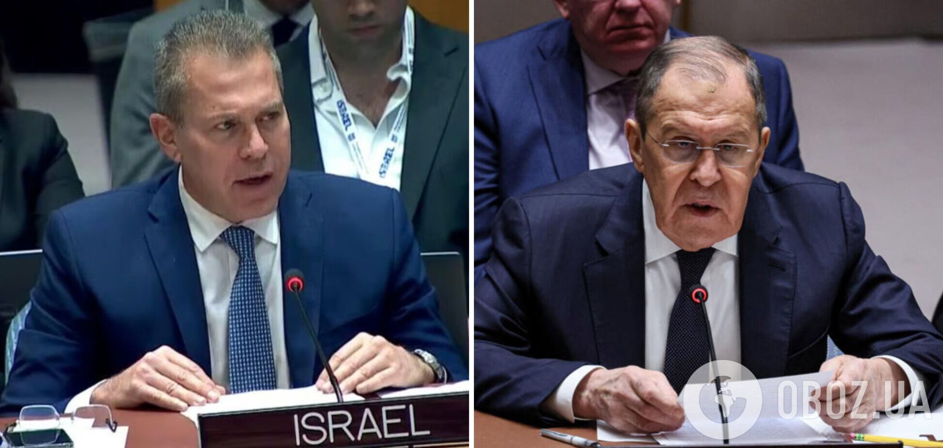 'Росія вбиває мирних українців іранськими дронами': постпред Ізраїлю поставив Лаврова на місце в ООН