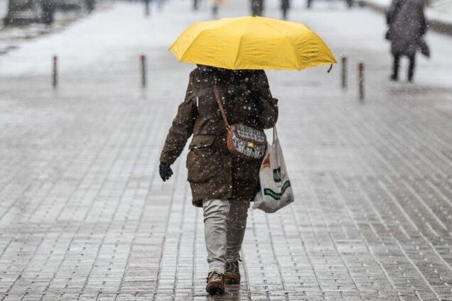 Синоптики прогнозируют мокрый снег и дождь