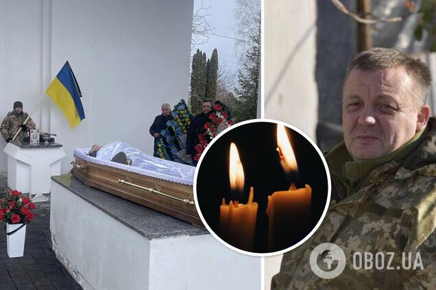 В Черновцах простились со спасателем, погибшим в боях за Украину: жизнь его сына тоже унесла война. Фото