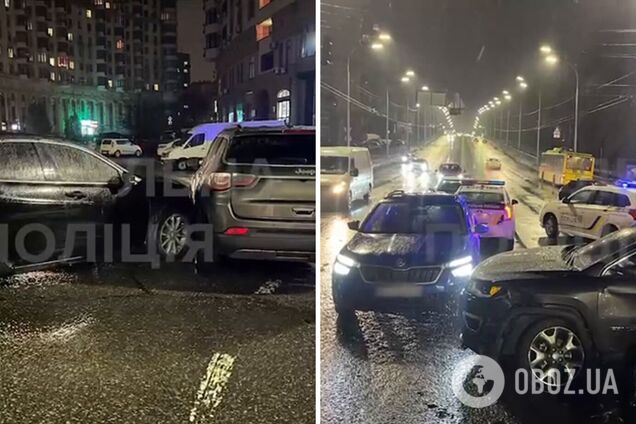 В Киеве водитель попала в ДТП и устроила еще две аварии, убегая от патрульных: чем все закончилось. Видео