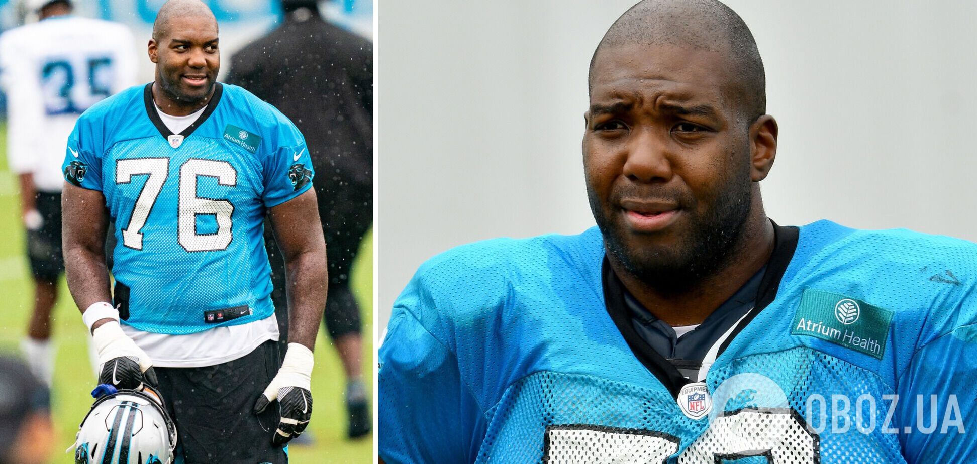 Футболист, который весил 150 кг, 40 дней сидел только на воде и показал последствия. Фото