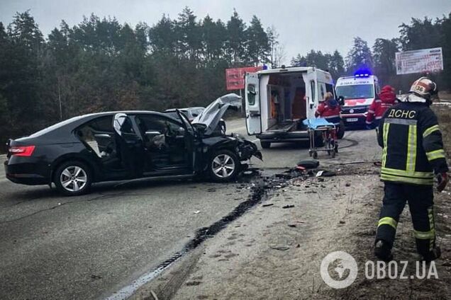 ДТП произошло на трассе между Киевом и Ирпенем