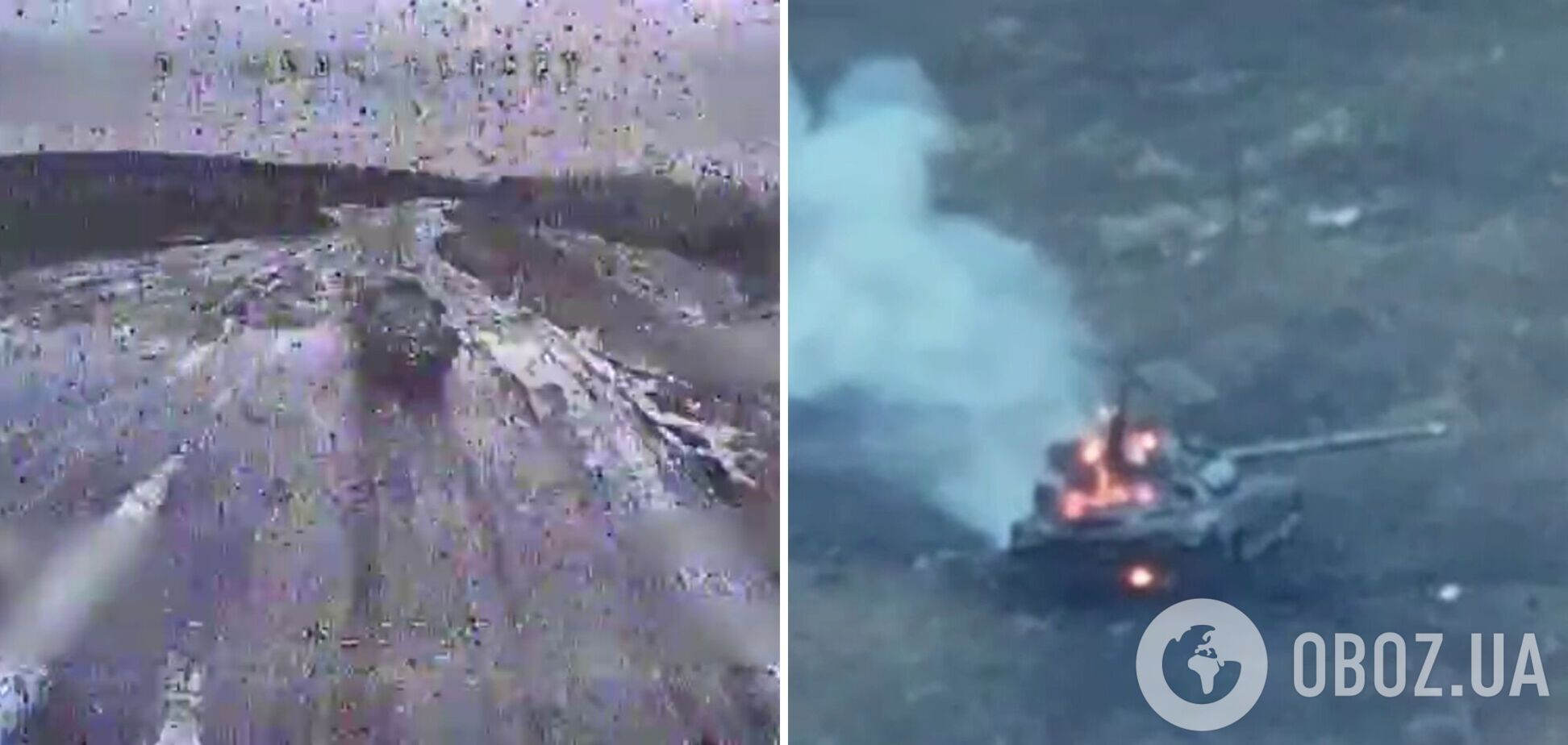 Мінус танк і бронетехніка: у мережі показали, як захисники України за допомогою дронів зупиняють наступ окупантів. Відео