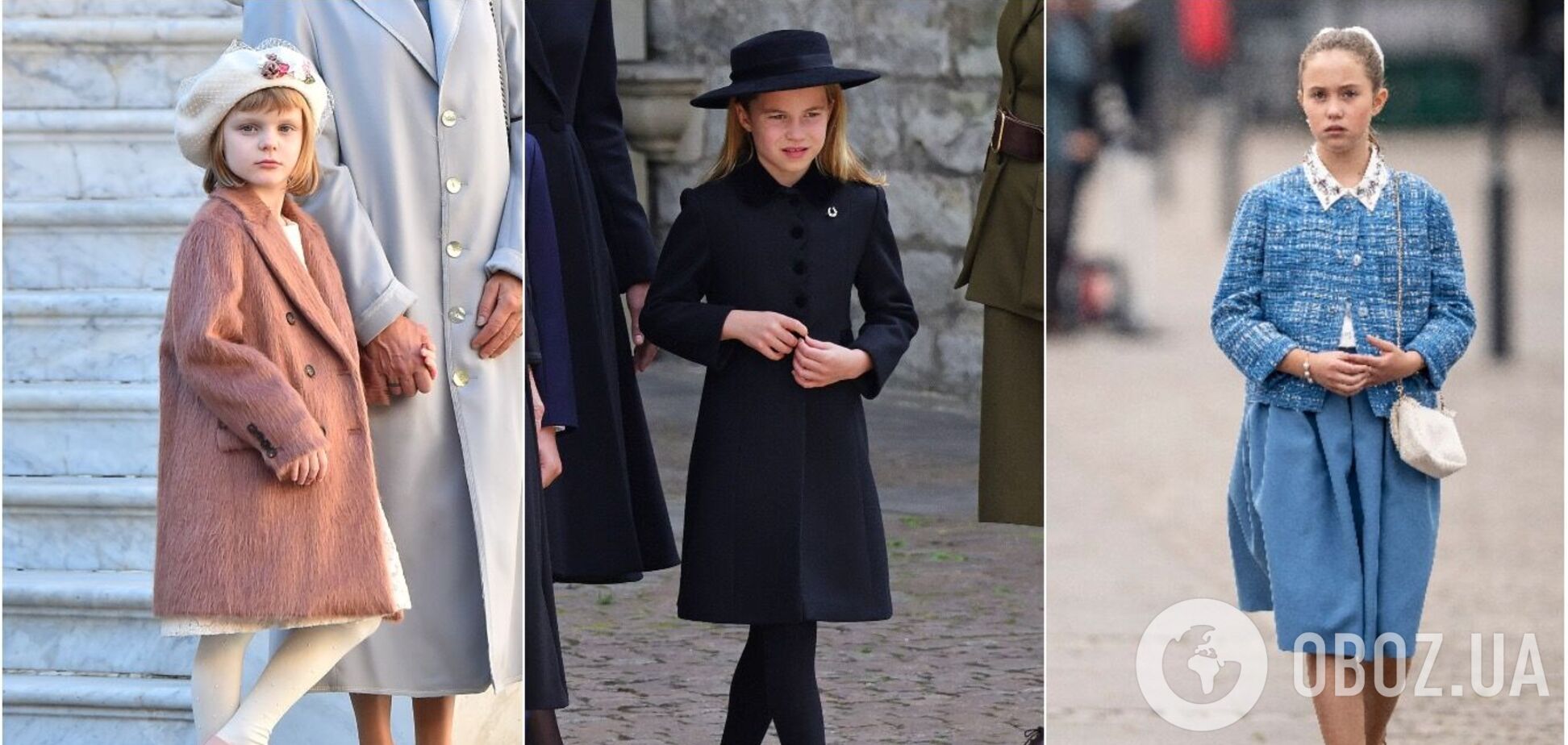Маленькие модницы. Принцессы Шарлотта, Габриэлла и Жозефина показали, как выглядеть не менее стильно, чем их мамы