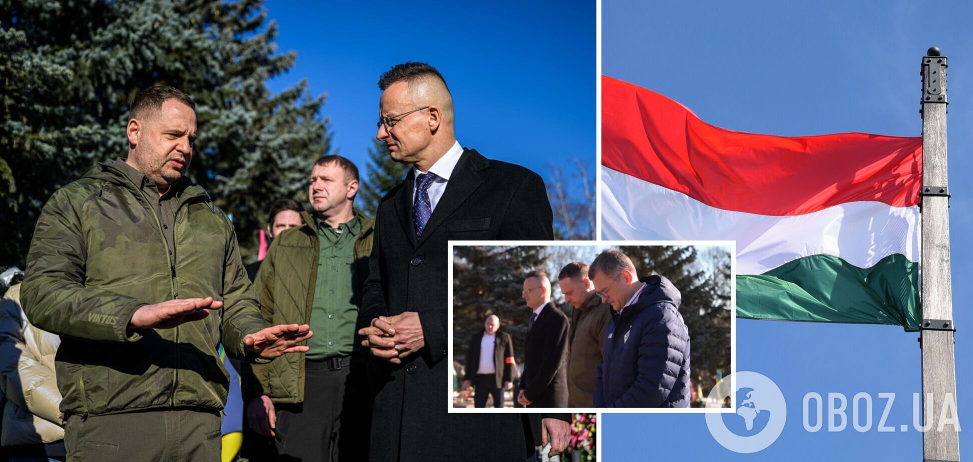 Сийярто посетил кладбище Кальвария