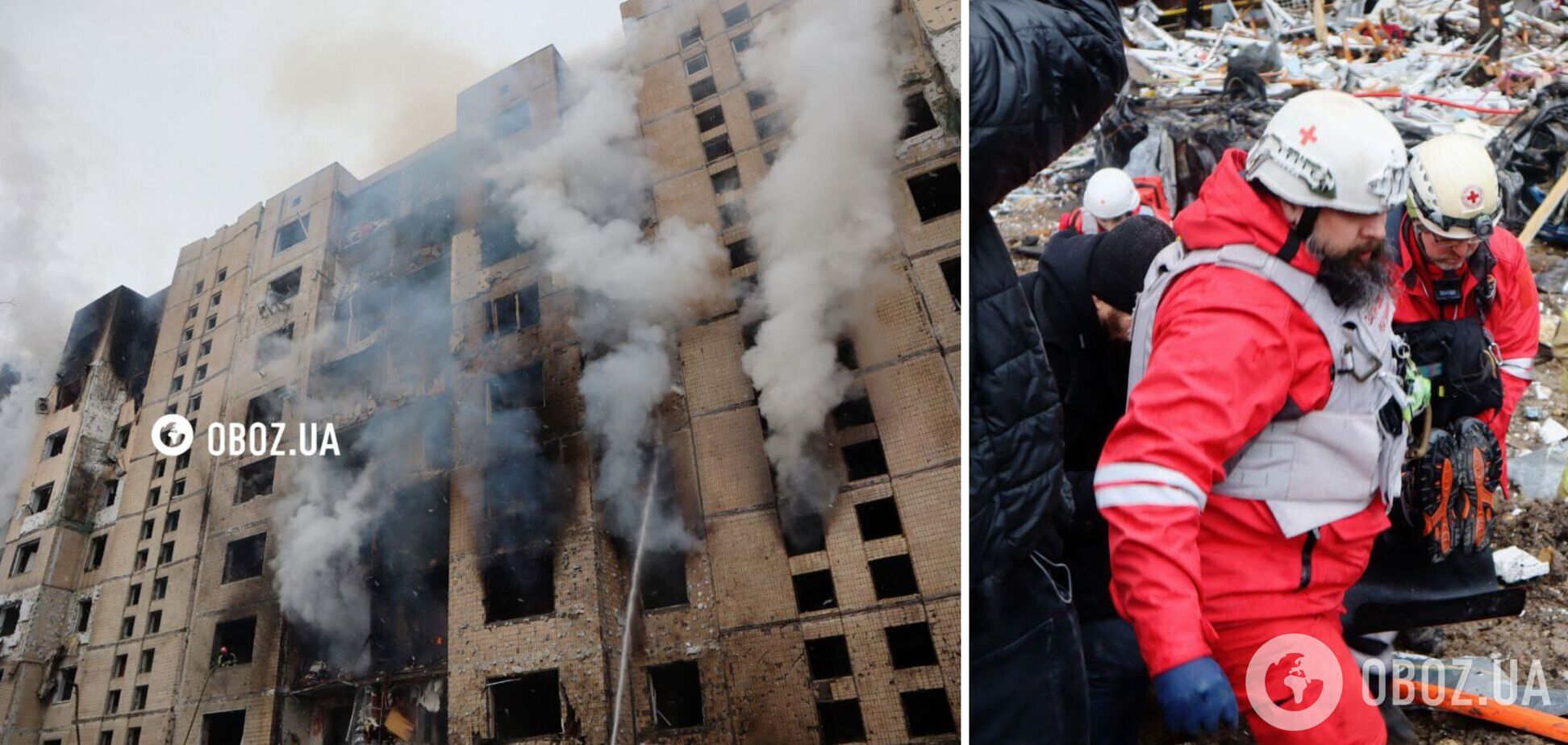 В Киеве выросло количество пострадавших в результате ракетной атаки