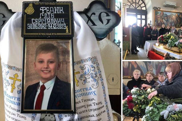 'Не встиг загадати своє новорічне бажання': у Херсоні попрощалися з 11-річним хлопчиком, якого вбила РФ. Фото