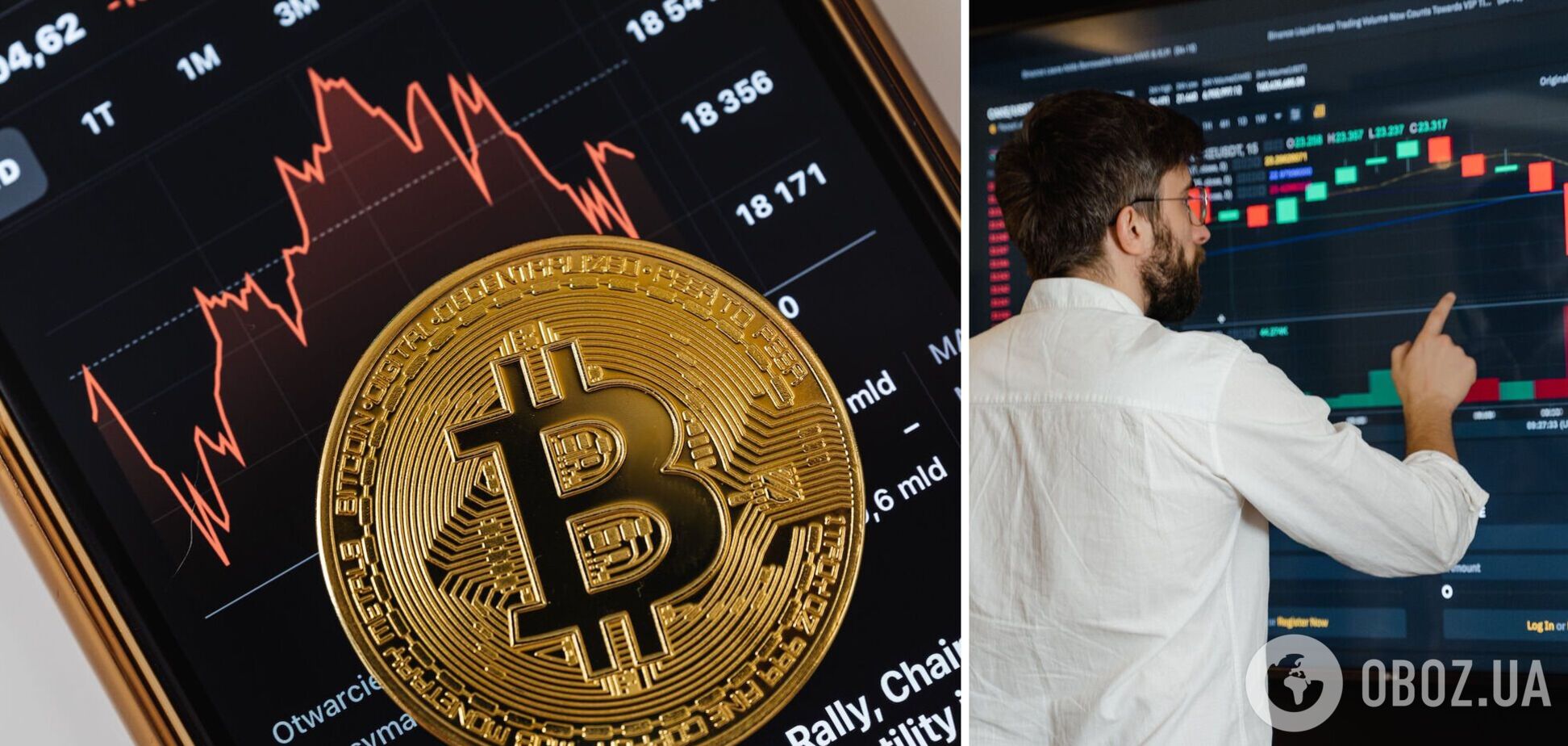 Цена биткоина внезапно упала на $4 тысячи за монету