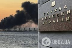 'На біс': в СБУ показали фільм про два успішні ураження Кримського мосту і пообіцяли продовження. Відео