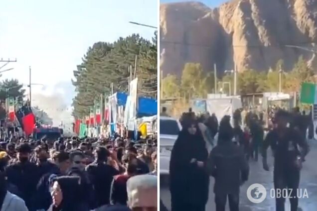 В Иране во время траурного шествия по случаю годовщины гибели генерала КСИР раздались взрывы: 103 человека погибли. Фото и видео