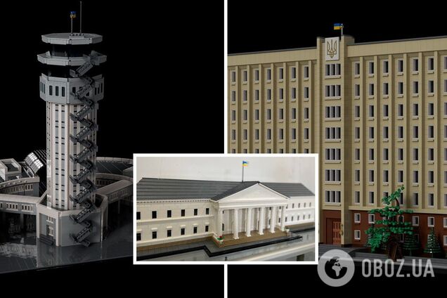 Николаевский дизайнер из LEGO воспроизводит разрушенные обстрелами РФ здания. Фото и видео