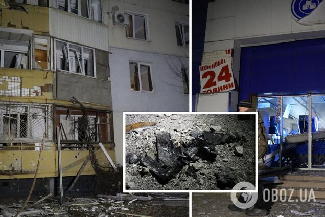 Росія атакувала Харків 'Шахедами': є влучання у житлову зону, спалахнула пожежа. Фото і відео