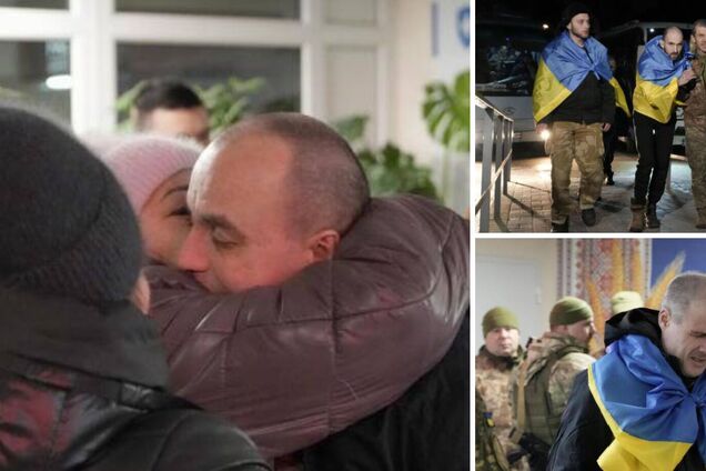 Обійми і сльози щастя: у ДПСУ показали емоційні фото прикордонників, звільнених з російського полону