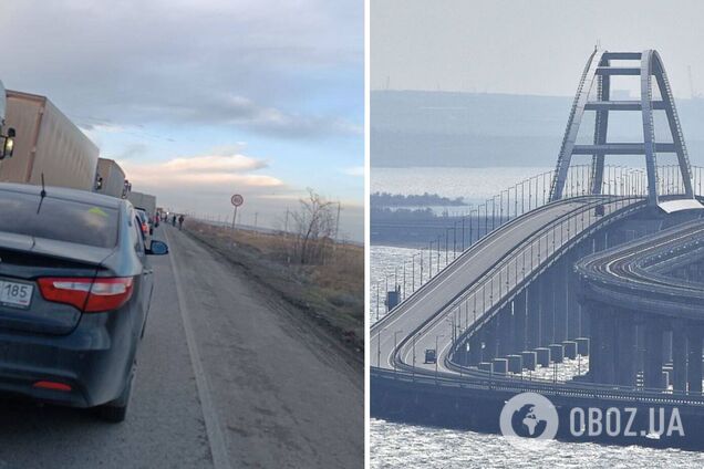 Крим в ізоляції: на півострові через повітряну тривогу перекрили Кримський міст і 'Чонгар'. Фото
