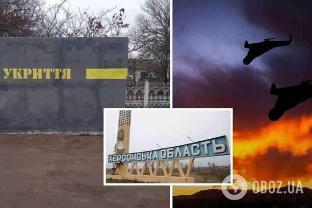 Окупанти вдарили дронами по адмінбудівлі та модульному містечку на Херсонщині: є поранені