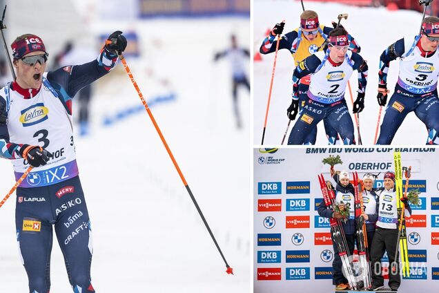 Впервые в карьере! Гонка на Кубке мира по биатлону завершилась потрясающей развязкой. Видео