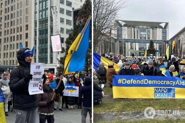 Українці по всьому світу проводять мітинги із вимогами посилення військової допомоги Україні. Фото і відео