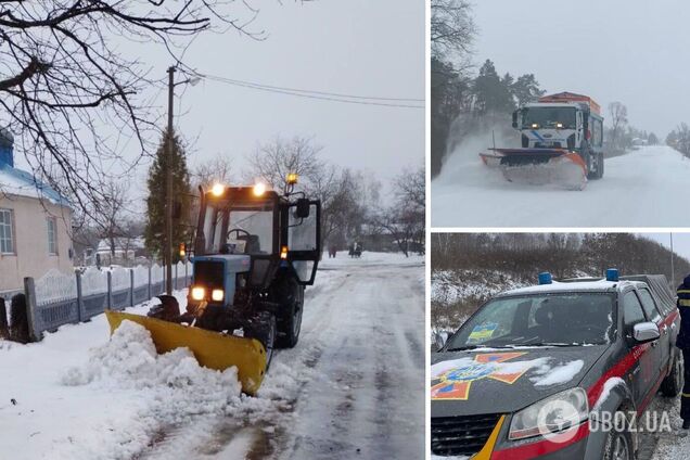 Часть Украины замело снегом: ситуация на дорогах усложнена, дальше будет хуже. Видео