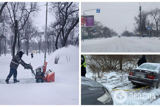 Дороги засипало снігом, а вітер обірвав дроти: в Україні вирує потужна негода, є проблеми з рухом транспорту. Фото і відео