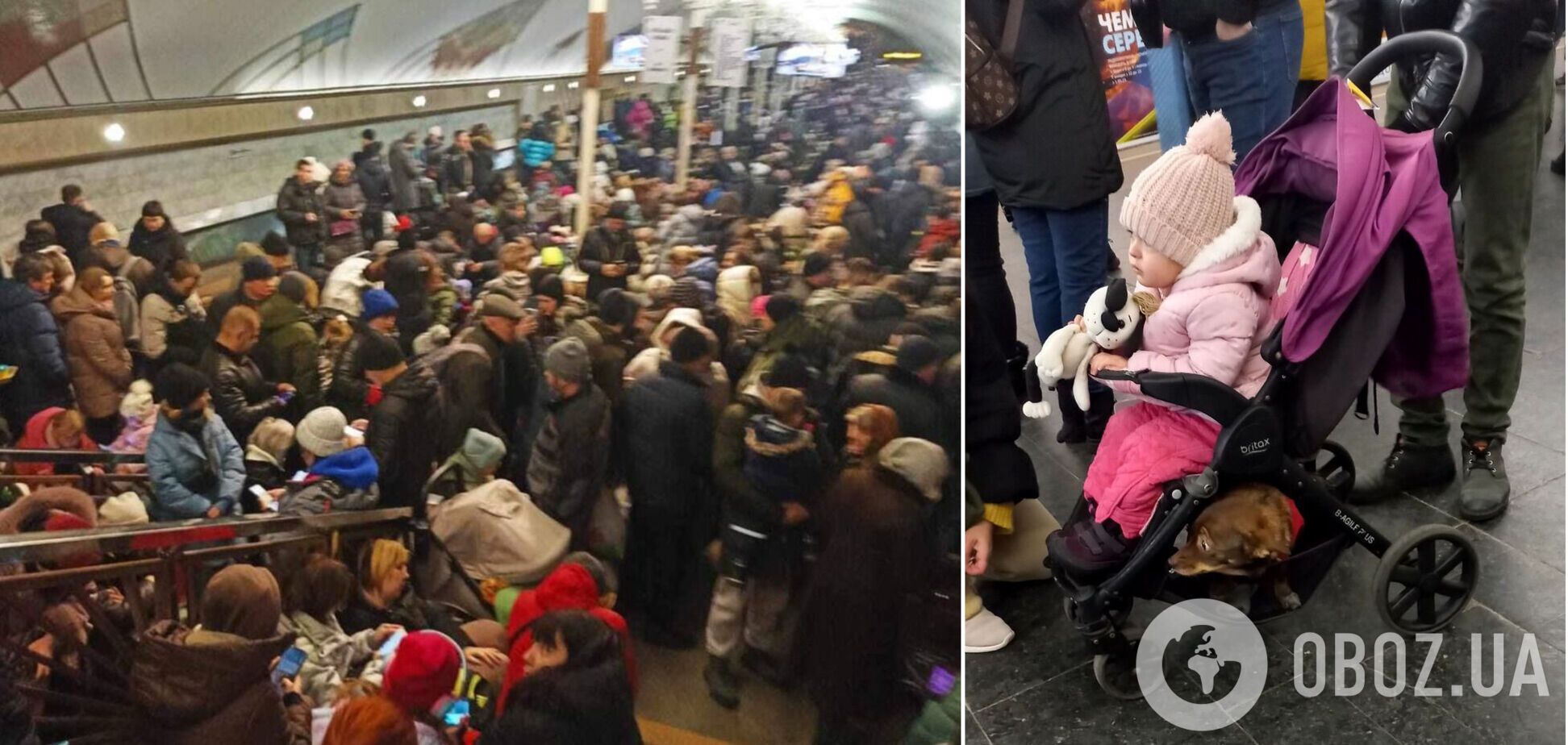 Кияни в метро під час повітряної тривоги