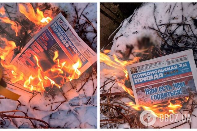 Російська 'гордість' палає у вогні: 'Жовта стрічка' показала, як в окупованому Мелітополі борються з путінською пропагандою. Фото