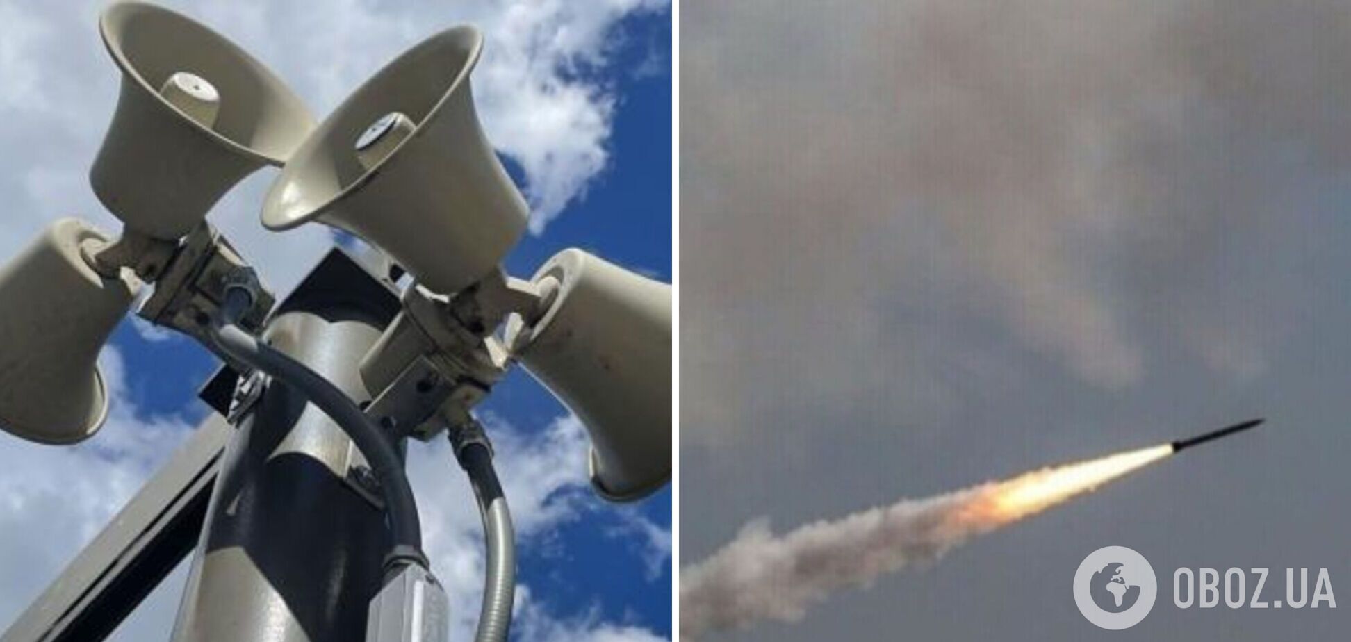 На сході та півдні України повітряна тривога: є загроза застосування балістичних ракет