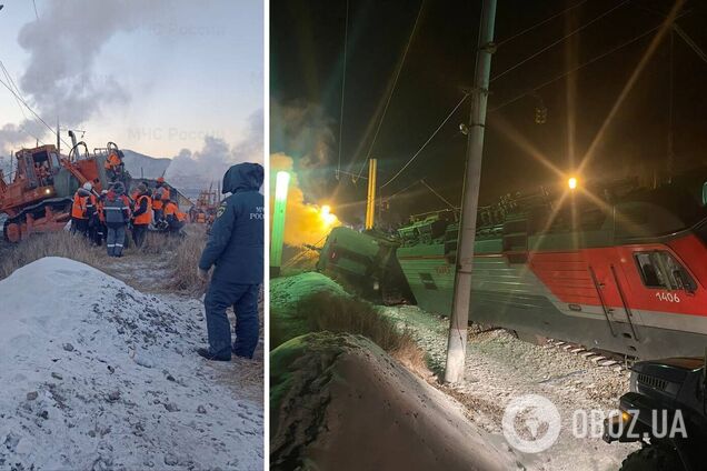 В России произошло ЧП на железной дороге, 14 грузовых вагонов сошли с рельсов: появились подробности. Фото