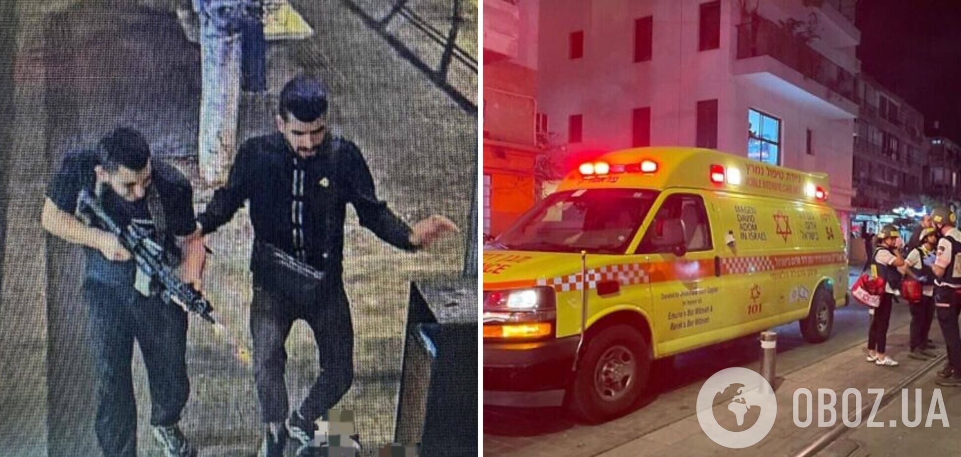 В Тель-Авиве двое террористов расстреляли прохожих на остановке: есть убитые и раненые. Видео