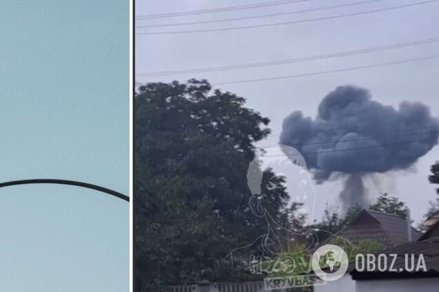 Після вибуху здійнявся стовп диму: момент атаки 'Шахеда' на житловий сектор Кривого Рогу потрапив на відео