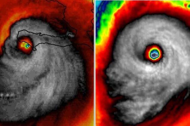 Как череп человека. Спутник сделал жуткое фото Флориды и урагана 'Милтон' из космоса