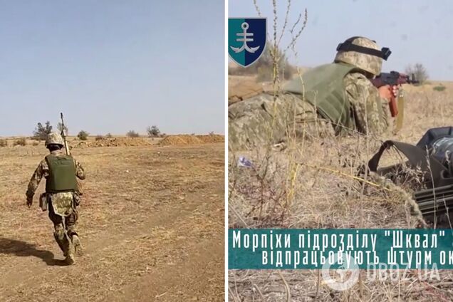 Колишні в'язні, а нині бійці морської піхоти: в ЗСУ показали підготовку новобранців. Відео