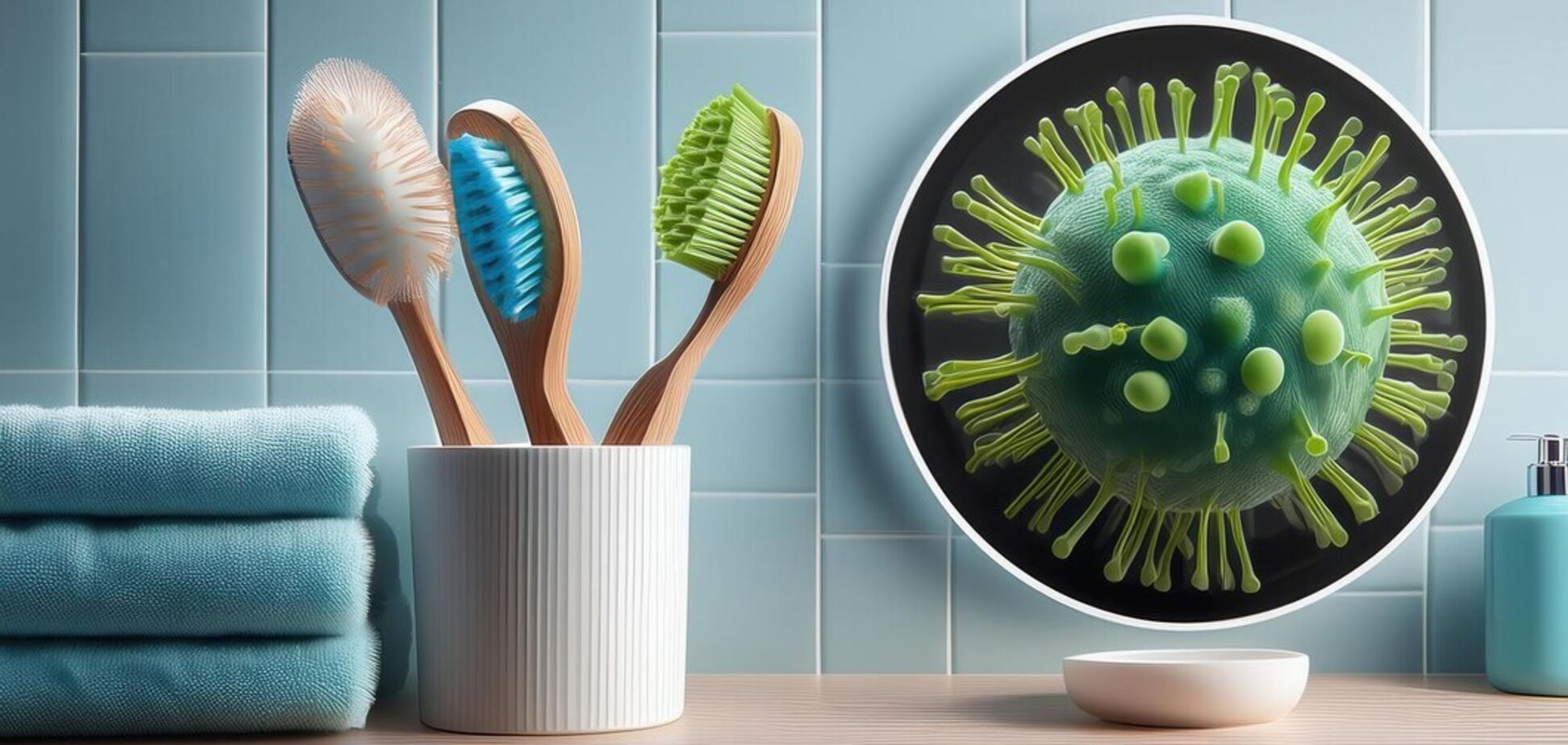 Прямо під носом. На зубних щітках і лійках для душу знайшли невідомі науці віруси