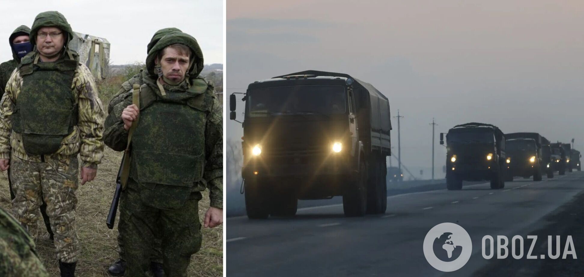 Десятки вантажівок: зафіксовано велике перекидання живої сили ворога через Маріуполь. Відео