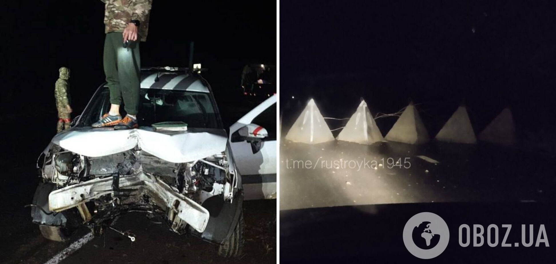 На Курщині російські командири почали ставити 'зуби дракона' просто на трасах: через це в ДТП загинули десятки осіб. Фото