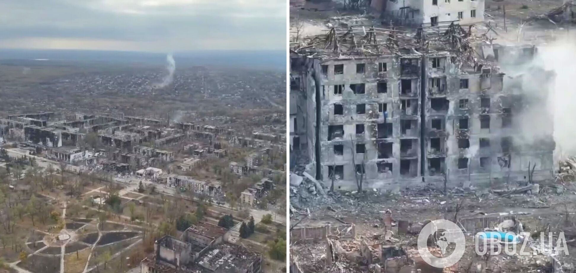Випалена земля і зруйновані будинки: у МВС показали, який вигляд має знищений росіянами Торецьк. Відео