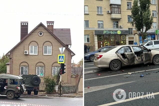 В окупованому Луганську на дорозі вибухнуло військове авто: підірвався російський майор. Відео