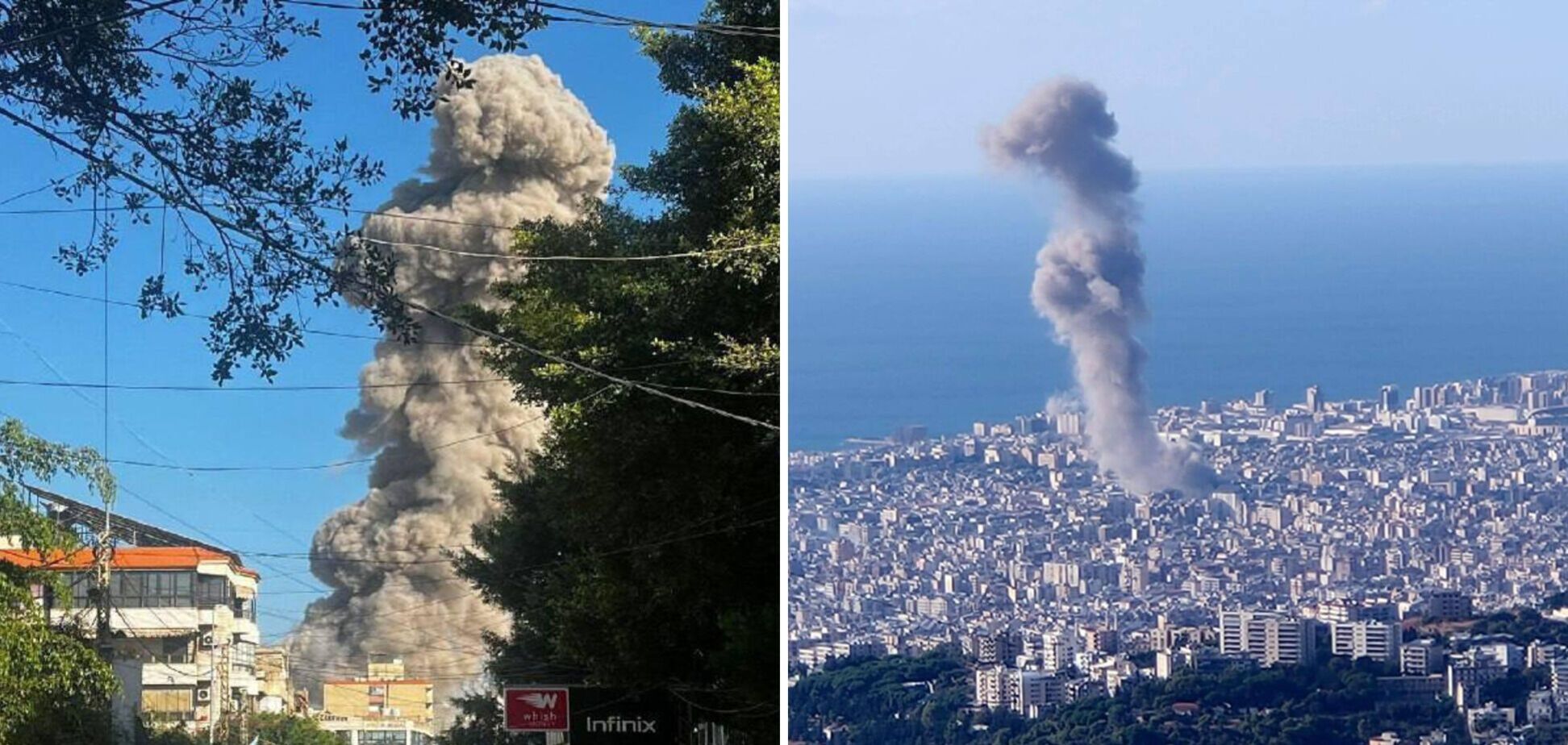 Ізраїль наніс нову серію авіаударів по столиці Лівану Бейруту: що відбувається