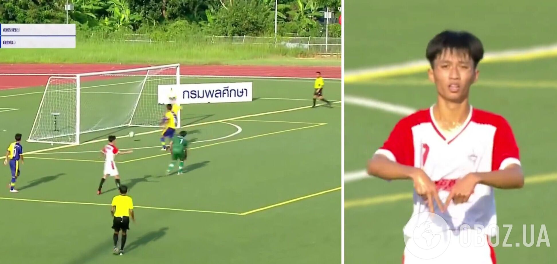 Невероятный момент на футболе в Тайланде собрал 10 млн просмотров за сутки. Видео