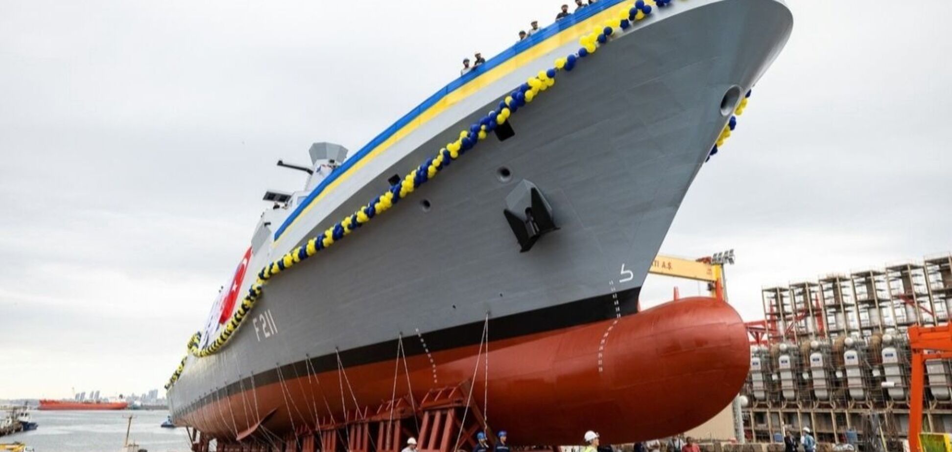 Корвет 'Гетьман Іван Мазепа', виготовлений зі сталі 'Метінвесту', вийшов на ходові випробування