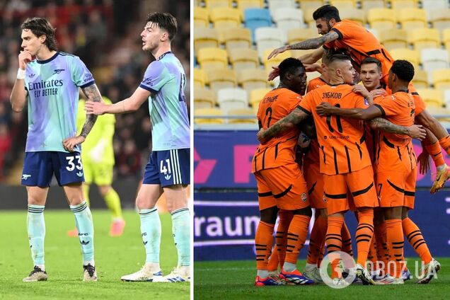 'Арсенал' – 'Шахтер': хронология и результат матча Лиги чемпионов