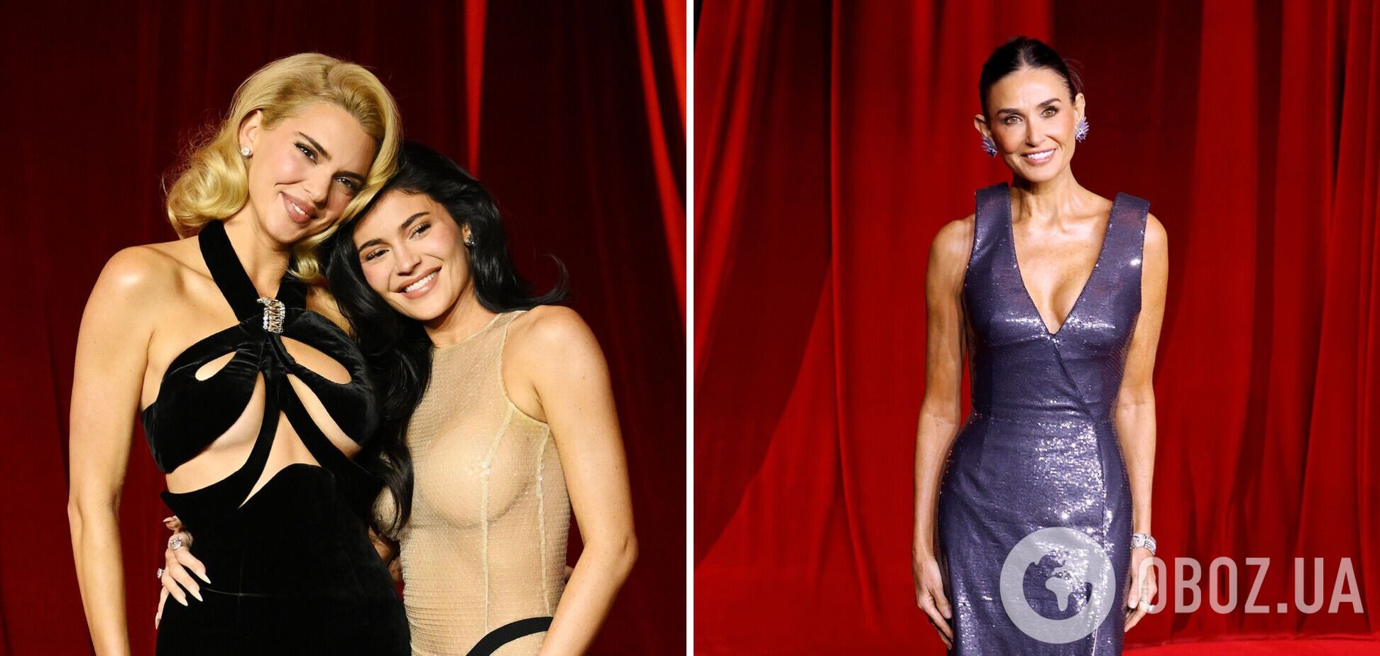 Сестры Дженнер обнажились, а Деми Мур выбрала неудачное платье: как выглядели звезды на красной дорожке Academy Museum Gala 2024