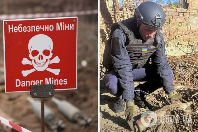 На Київщині працівники під час прибирання промислової зони знайшли міну до САУ 'Нона'. Фото і подробиці